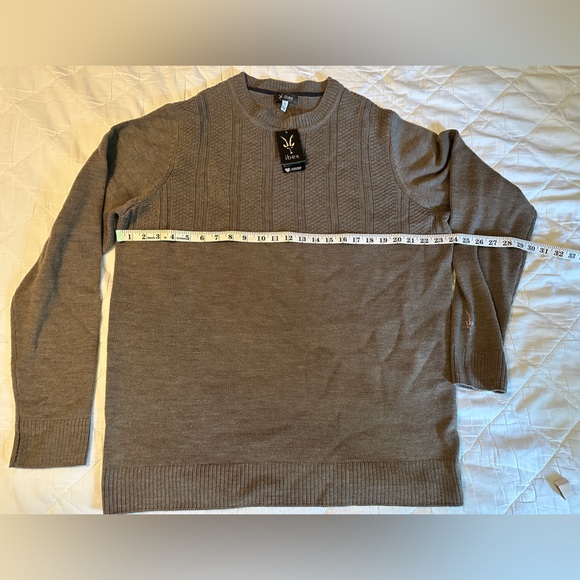 NWT Men’s Ibex wool Cooper sweater XL - Picture 3 of 6